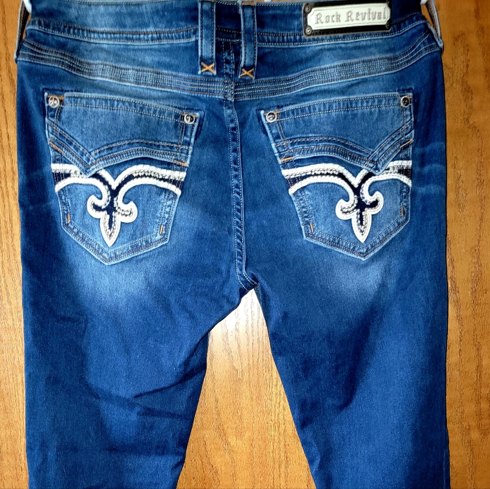 Rock Revival Kailey Skinny Jeans Size 34